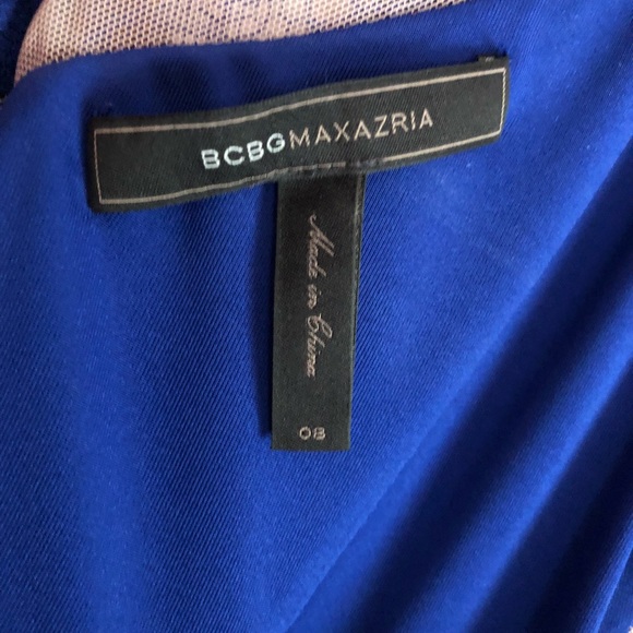 BCBG floor length blue gown, worn once! - Picture 3 of 7